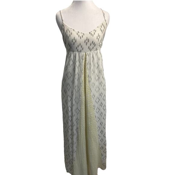 O' Neill Lagoon Maxi Dress Yellow Summer Boho Sundress Surfer Beachy Fairy Sz 7 - Picture 11 of 12